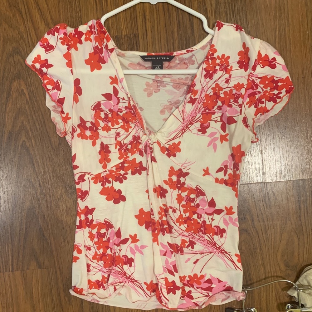 Flower patterned blouse